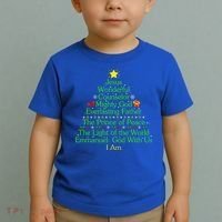 Funny Christmas Jesus Wonderful Counselor Mighty God Toddler T-Shirt thumb 2