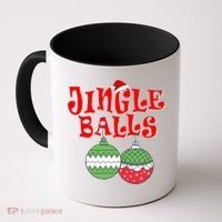 Funny Christmas Jingle Balls Matching Couples Shirts Coffee Mug thumb 0