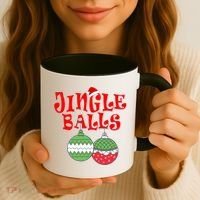 Funny Christmas Jingle Balls Matching Couples Shirts Coffee Mug thumb 3