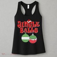 Funny Christmas Jingle Balls Matching Couples Shirts Women's Tank Top thumb 3