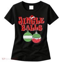 Funny Christmas Jingle Balls Matching Couples Shirts Women's T-Shirt thumb 0