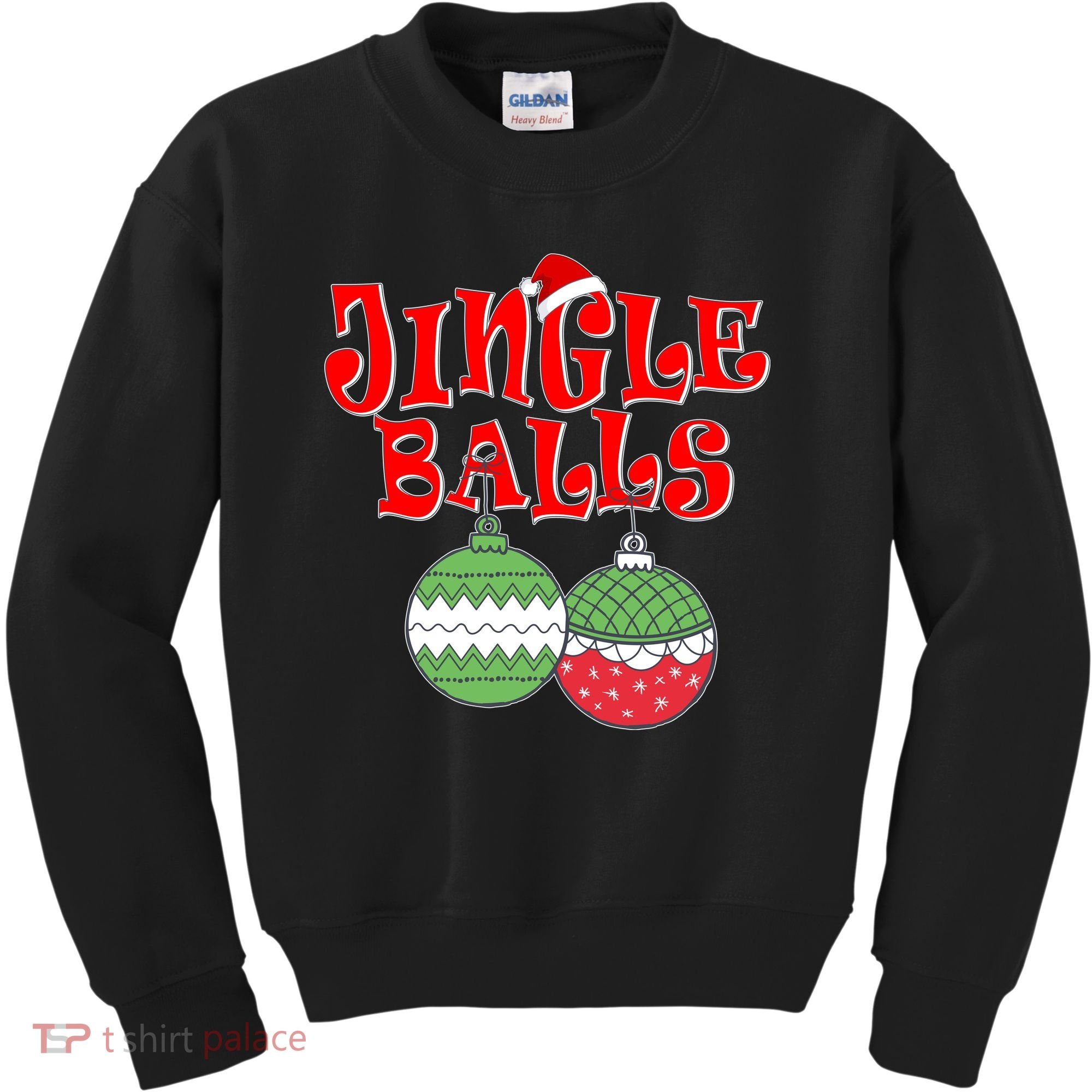 Funny Christmas Jingle Balls Matching Couples Shirts Kids Sweatshirt