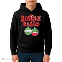 Funny Christmas Jingle Balls Matching Couples Shirts Kids Hoodie thumb 4