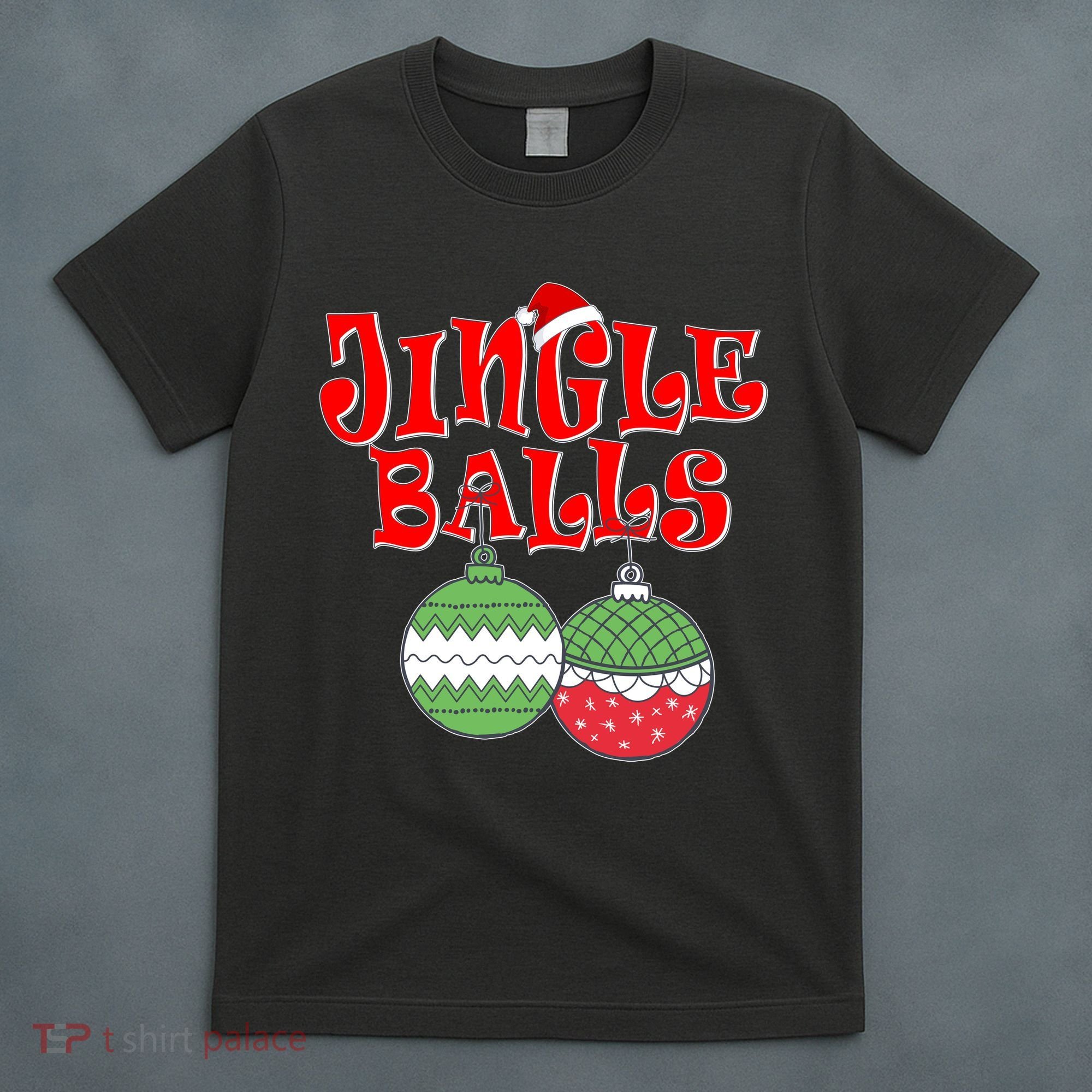 Funny Christmas Jingle Balls Matching Couples Shirts T-Shirt