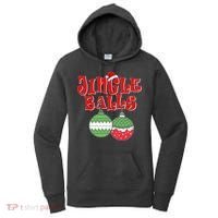 Funny Christmas Jingle Balls Matching Couples Shirts Women's Hoodie thumb 0