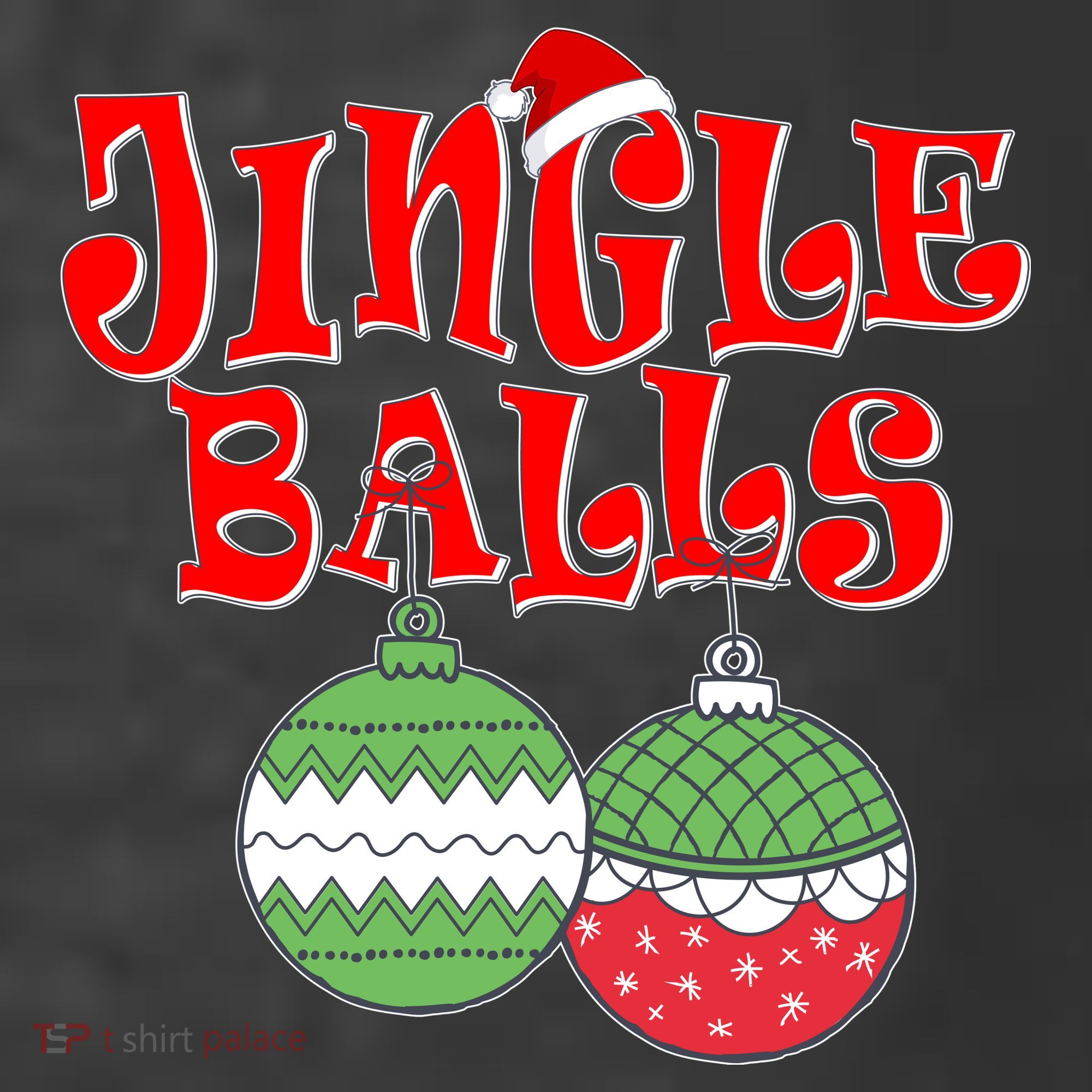 Funny Christmas Jingle Balls Matching Couples Shirts Women's Hoodie