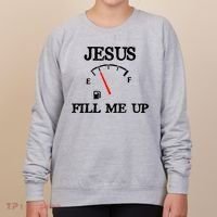 Funny Christian Jesus Fill Me Up Women's Sweatshirt thumb 0