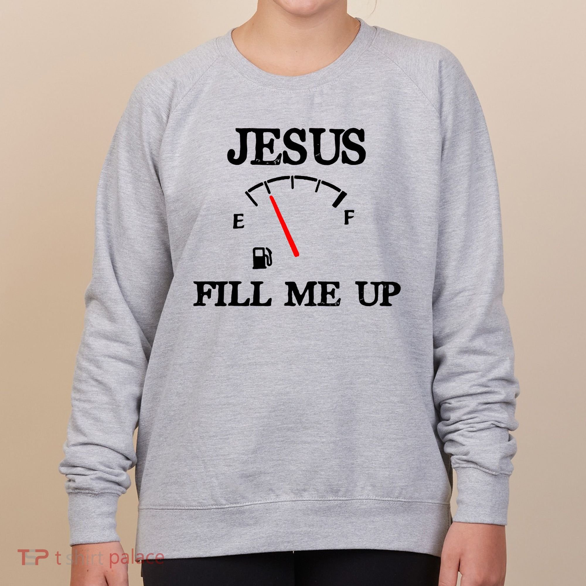 Funny Christian Jesus Fill Me Up Women's Sweatshirt