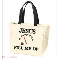Funny Christian Jesus Fill Me Up Tote Bag thumb 3