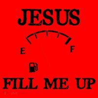 Funny Christian Jesus Fill Me Up Santa Hat thumb 1