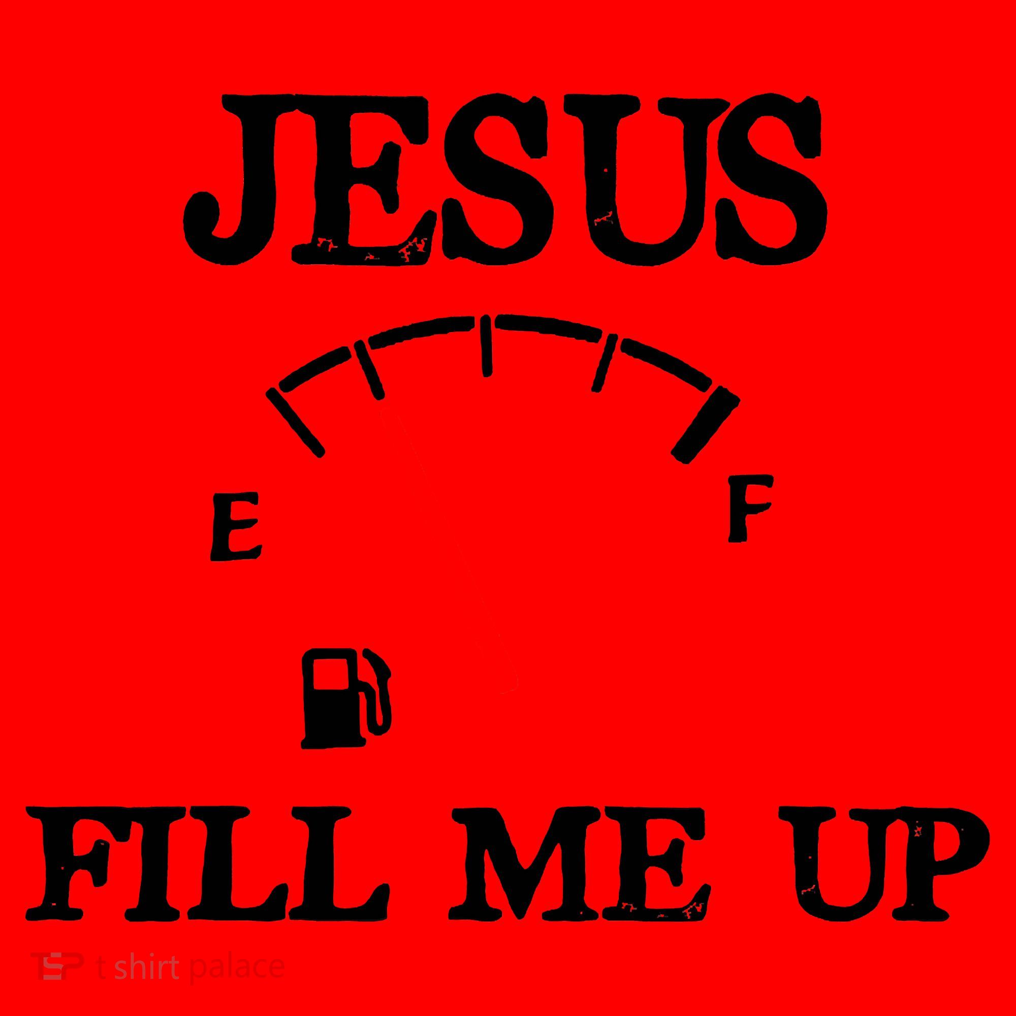 Funny Christian Jesus Fill Me Up Santa Hat