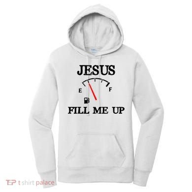 Funny Christian Jesus Fill Me Up Women's Hoodie