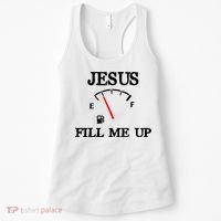 Funny Christian Jesus Fill Me Up Women's Tank Top thumb 0