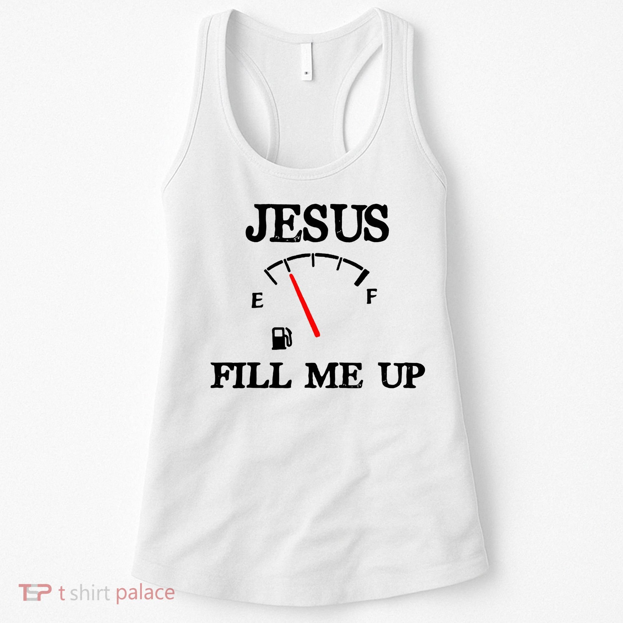 Funny Christian Jesus Fill Me Up Women's Tank Top