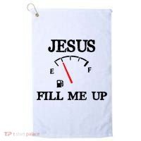 Funny Christian Jesus Fill Me Up Golf Towel thumb 0