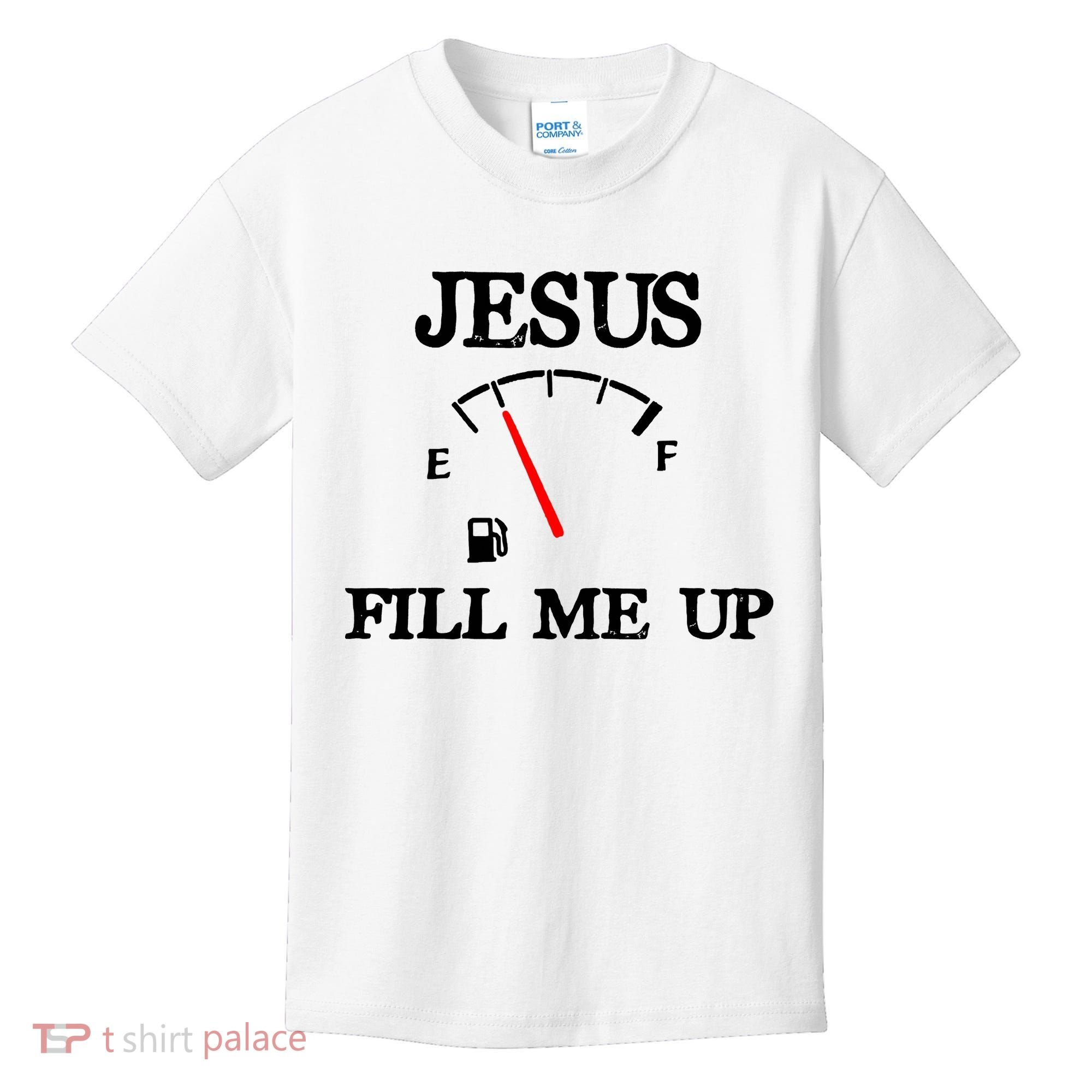 Funny Christian Jesus Fill Me Up Kids T-Shirt