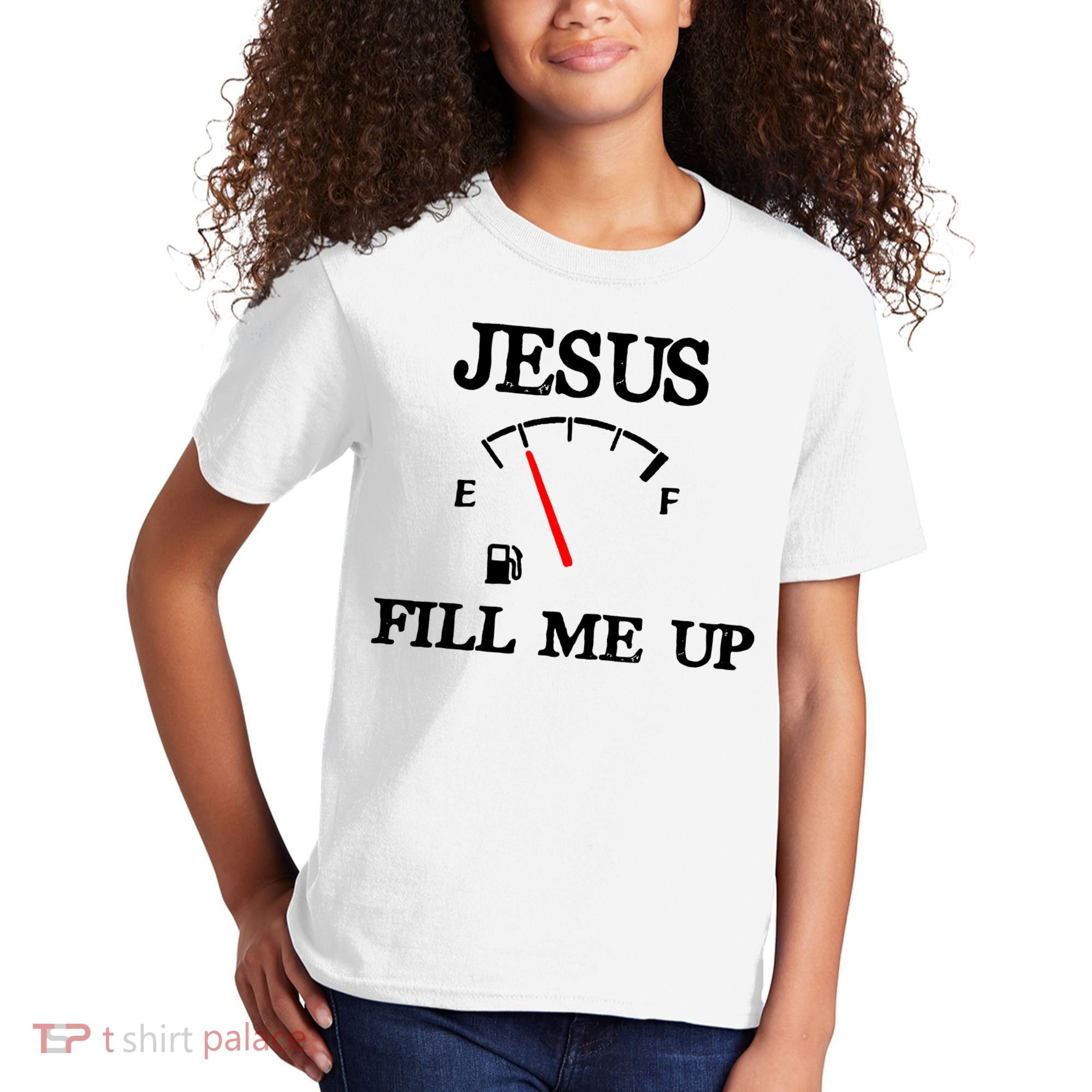 Funny Christian Jesus Fill Me Up Kids T-Shirt