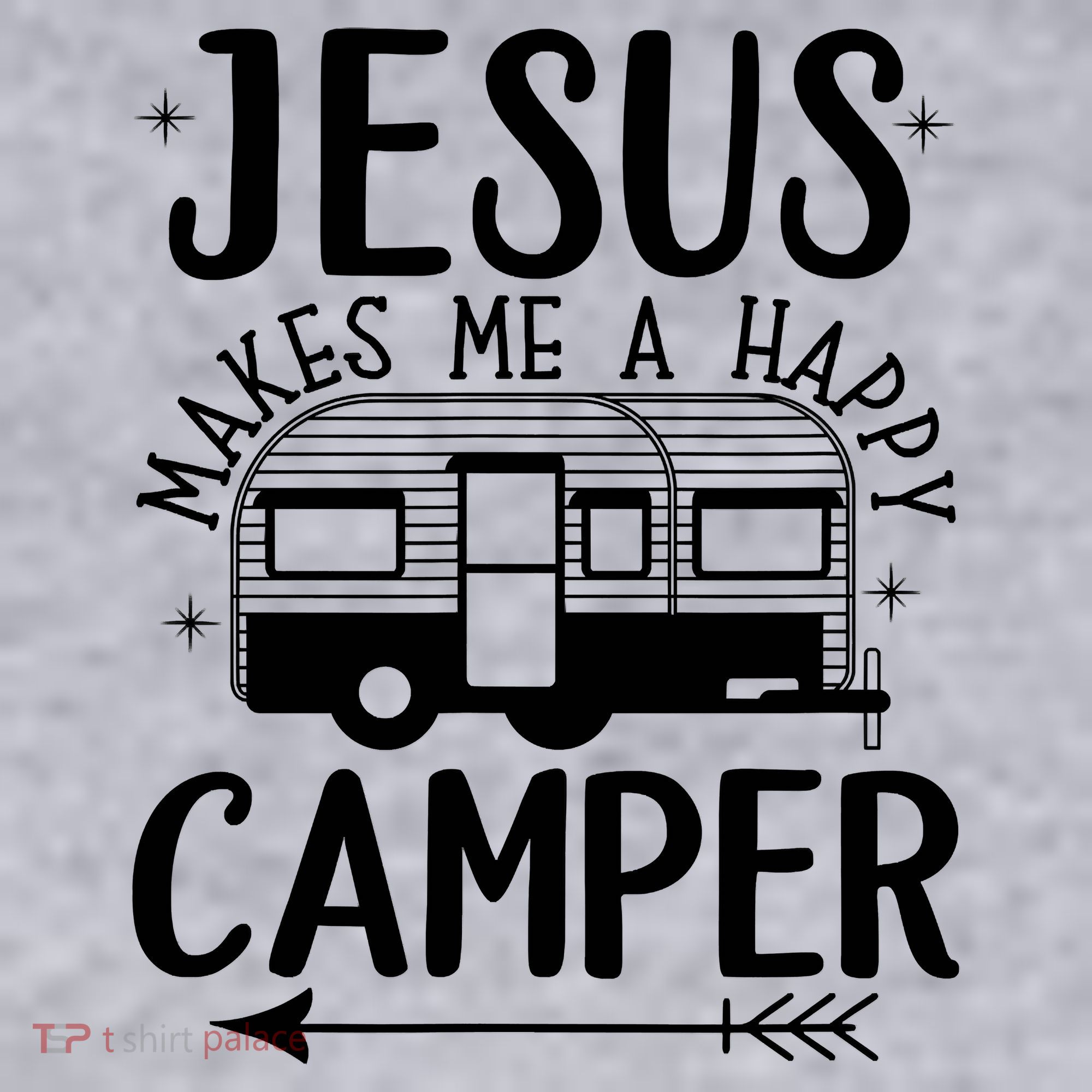 Funny Christian Jesus Makes Me A Happy Camper Women's Sweatshirt