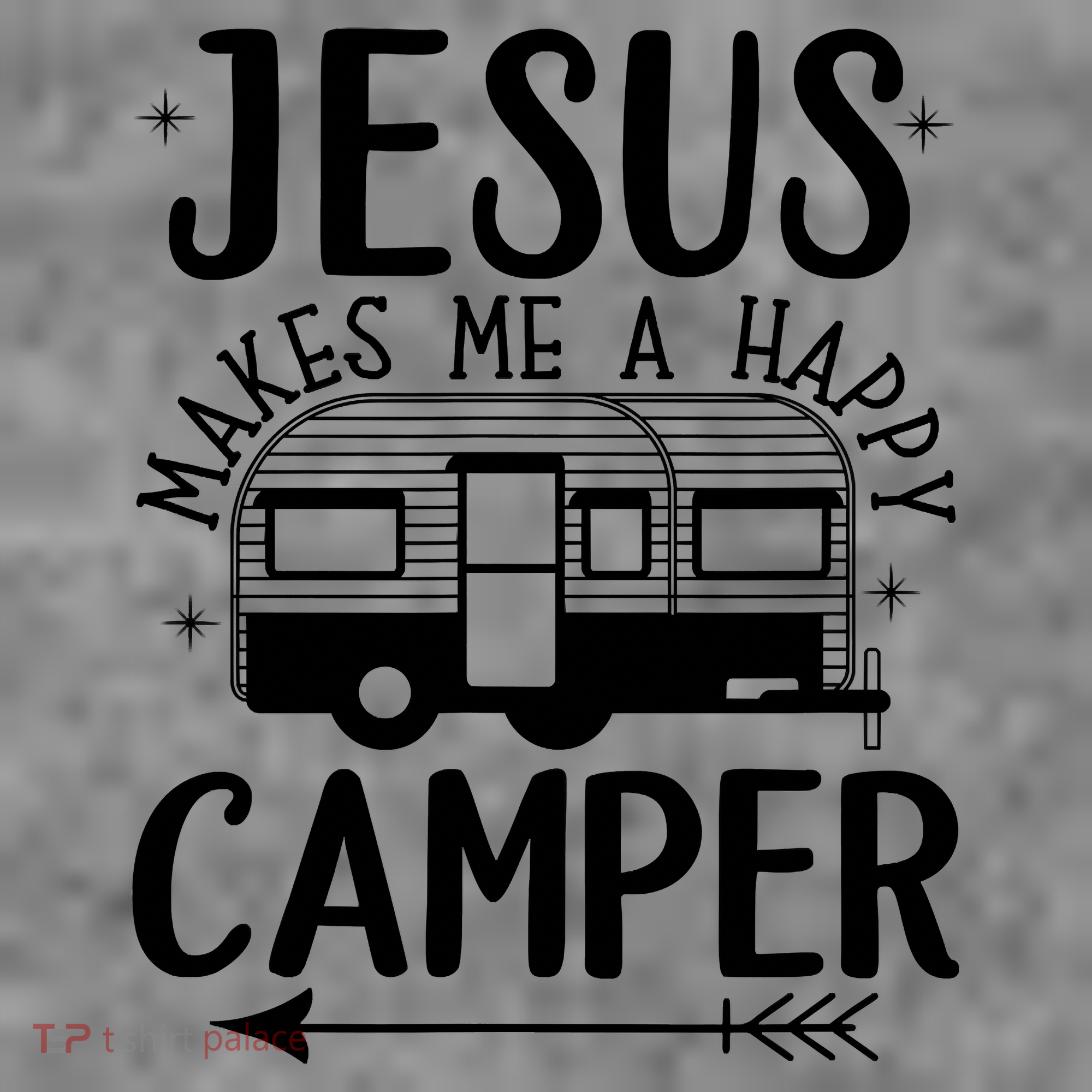 Funny Christian Jesus Makes Me A Happy Camper Toddler Hoodie