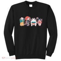 Funny Cute Japanese Cat Neko Family Sweatshirt thumb 0