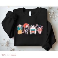 Funny Cute Japanese Cat Neko Family Sweatshirt thumb 2