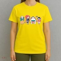Funny Cute Japanese Cat Neko Family T-Shirt thumb 4