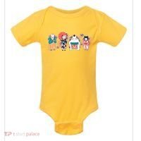 Funny Cute Japanese Cat Neko Family Baby Bodysuit thumb 0