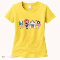 Funny Cute Japanese Cat Neko Family Women's T-Shirt thumb 0