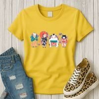 Funny Cute Japanese Cat Neko Family Women's T-Shirt thumb 3