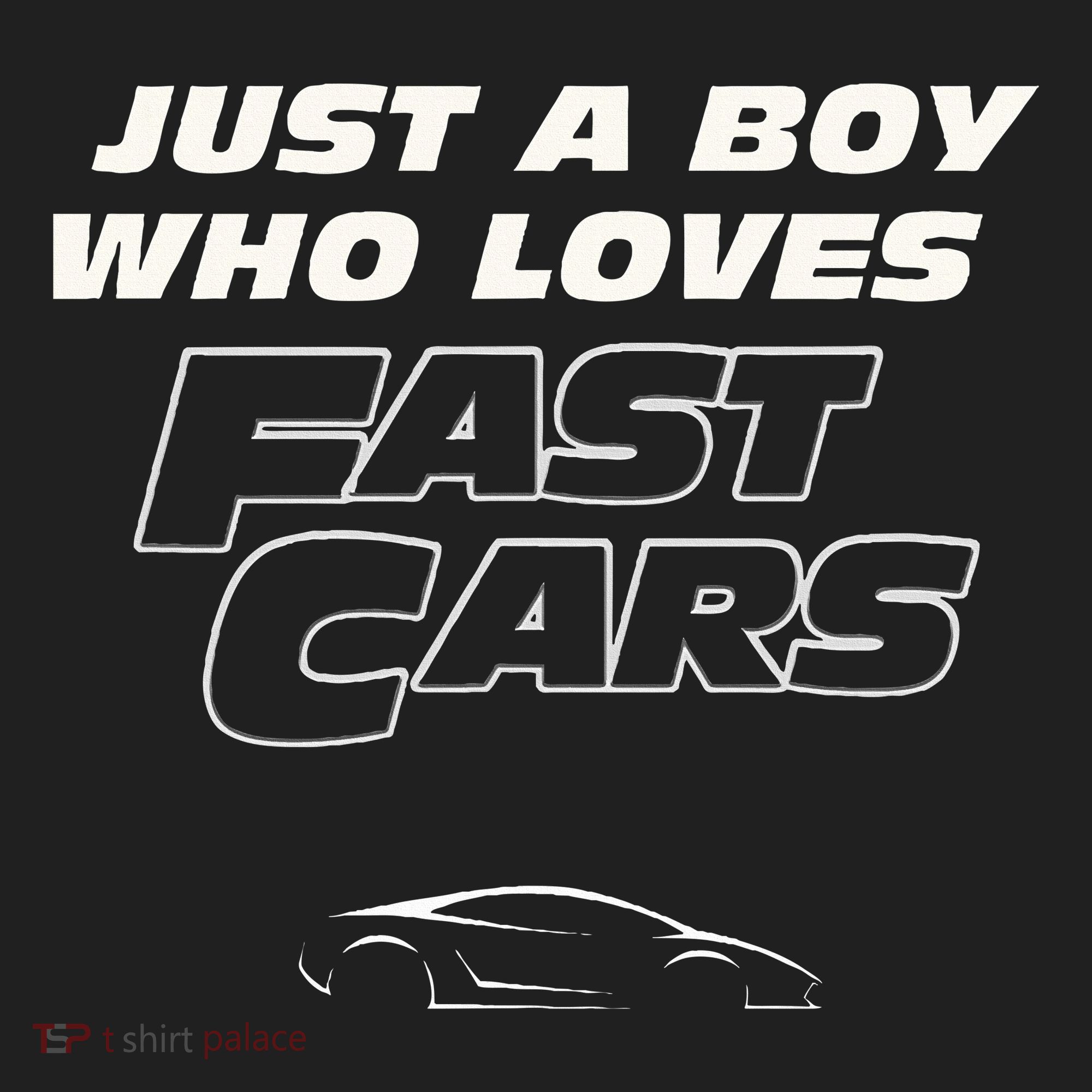 Fast Car Just A Boy Who Loves Fast Cars Funny Gift Beanie