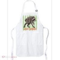 Funny Cute Jimothy The Raccoon Stay Weird Apron thumb 0