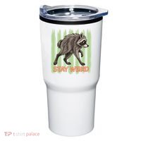 Funny Cute Jimothy The Raccoon Stay Weird Tumbler thumb 0