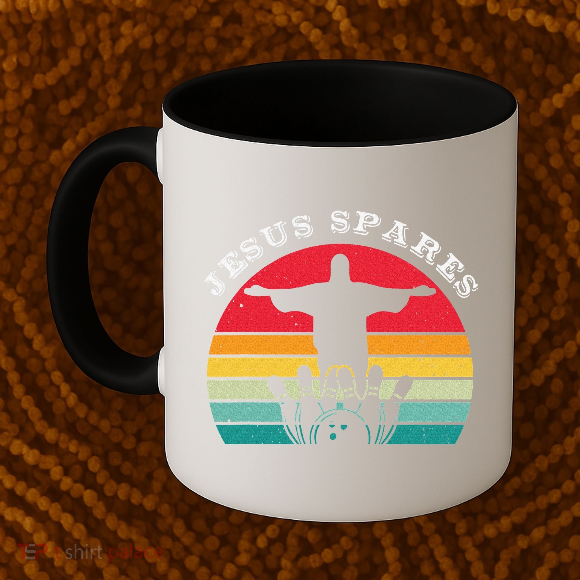 Funny Christian Jesus Spares Bowling Coffee Mug