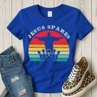 Funny Christian Jesus Spares Bowling Women's T-Shirt thumb 3