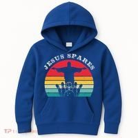 Funny Christian Jesus Spares Bowling Kids Hoodie thumb 0