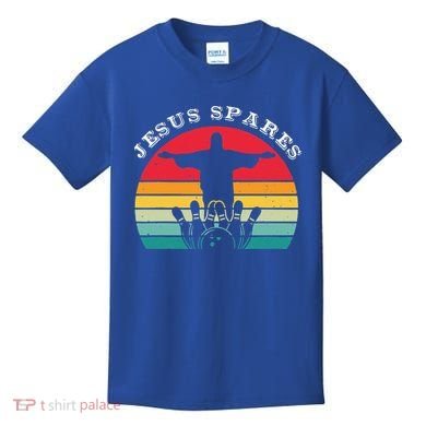 Funny Christian Jesus Spares Bowling Kids T-Shirt