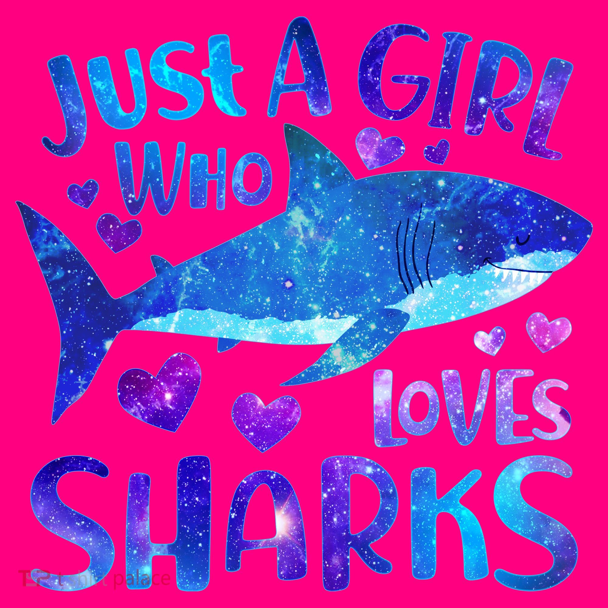Funny Cute Just A Girl Who Loves Sharks Infant Baby Jersey Bodysuit
