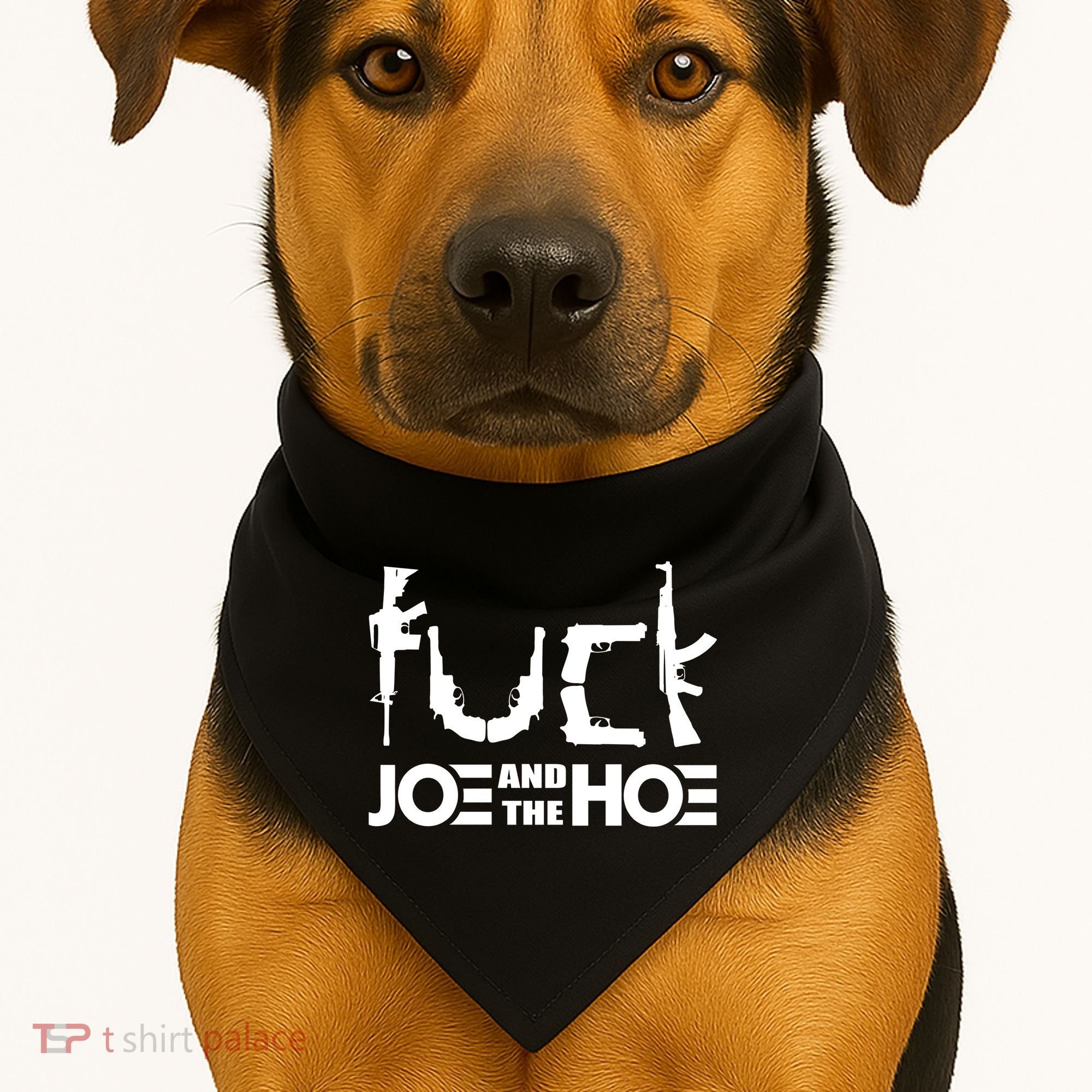 FCK Biden Joe And The Hoe Guns Control USA-Made Doggie Bandana