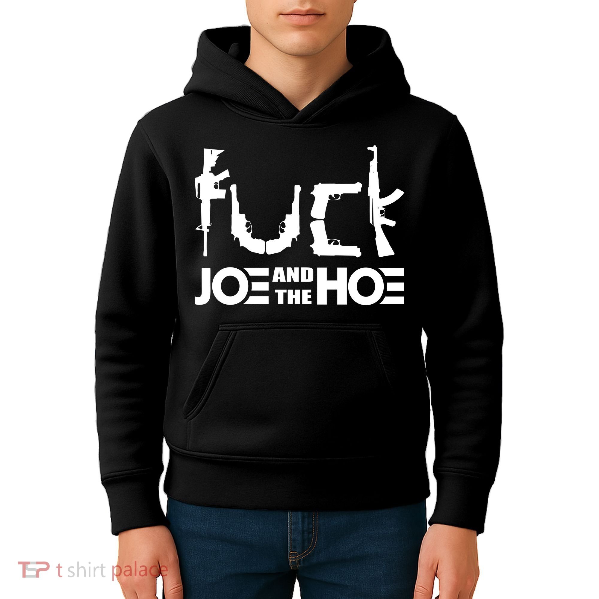 FCK Biden Joe And The Hoe Guns Control Kids Hoodie