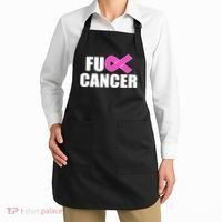 F*ck Breast Cancer Fight Logo Apron thumb 2