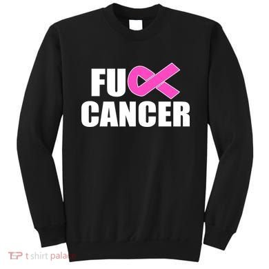 F*ck Breast Cancer Fight Logo Sweatshirt