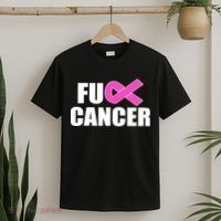 F*ck Breast Cancer Fight Logo T-Shirt thumb 2