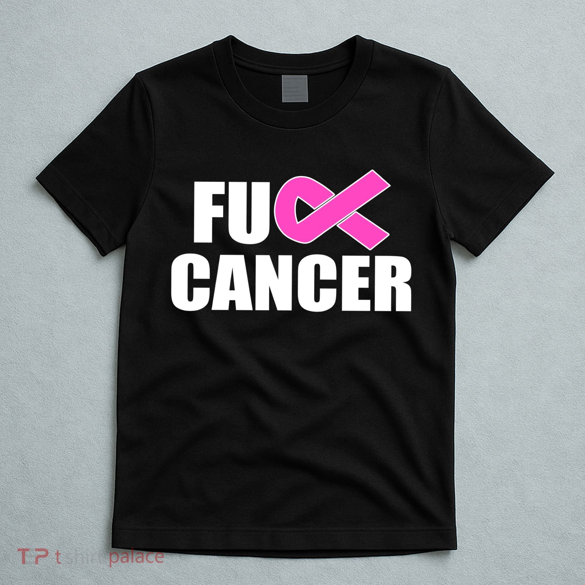 F*ck Breast Cancer Fight Logo T-Shirt