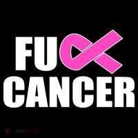 F*ck Breast Cancer Fight Logo T-Shirt thumb 7