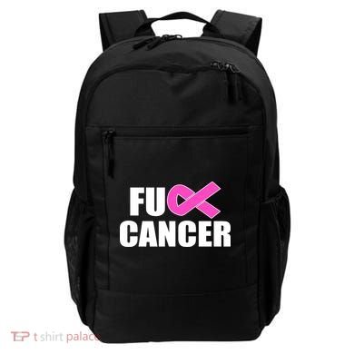 F*ck Breast Cancer Fight Logo Backpack