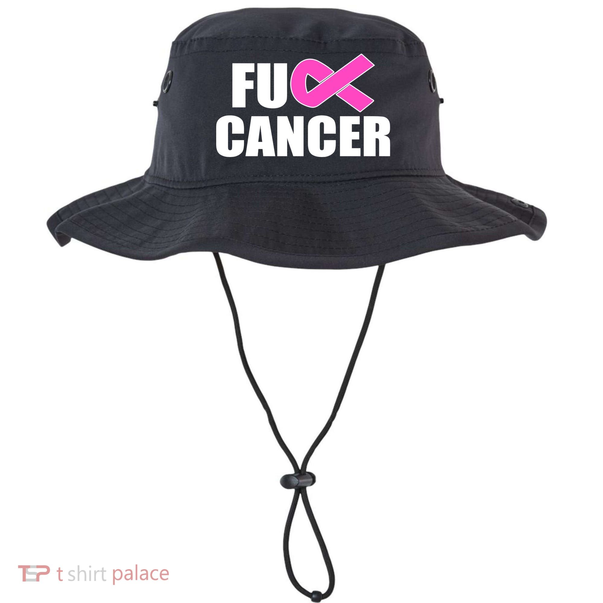 F*ck Breast Cancer Fight Logo Bucket Hat