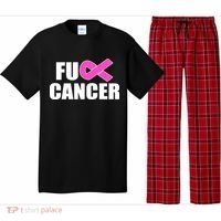 F*ck Breast Cancer Fight Logo Pajama Set thumb 0