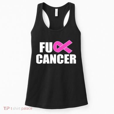 F*ck Breast Cancer Fight Logo Women's Tank Top