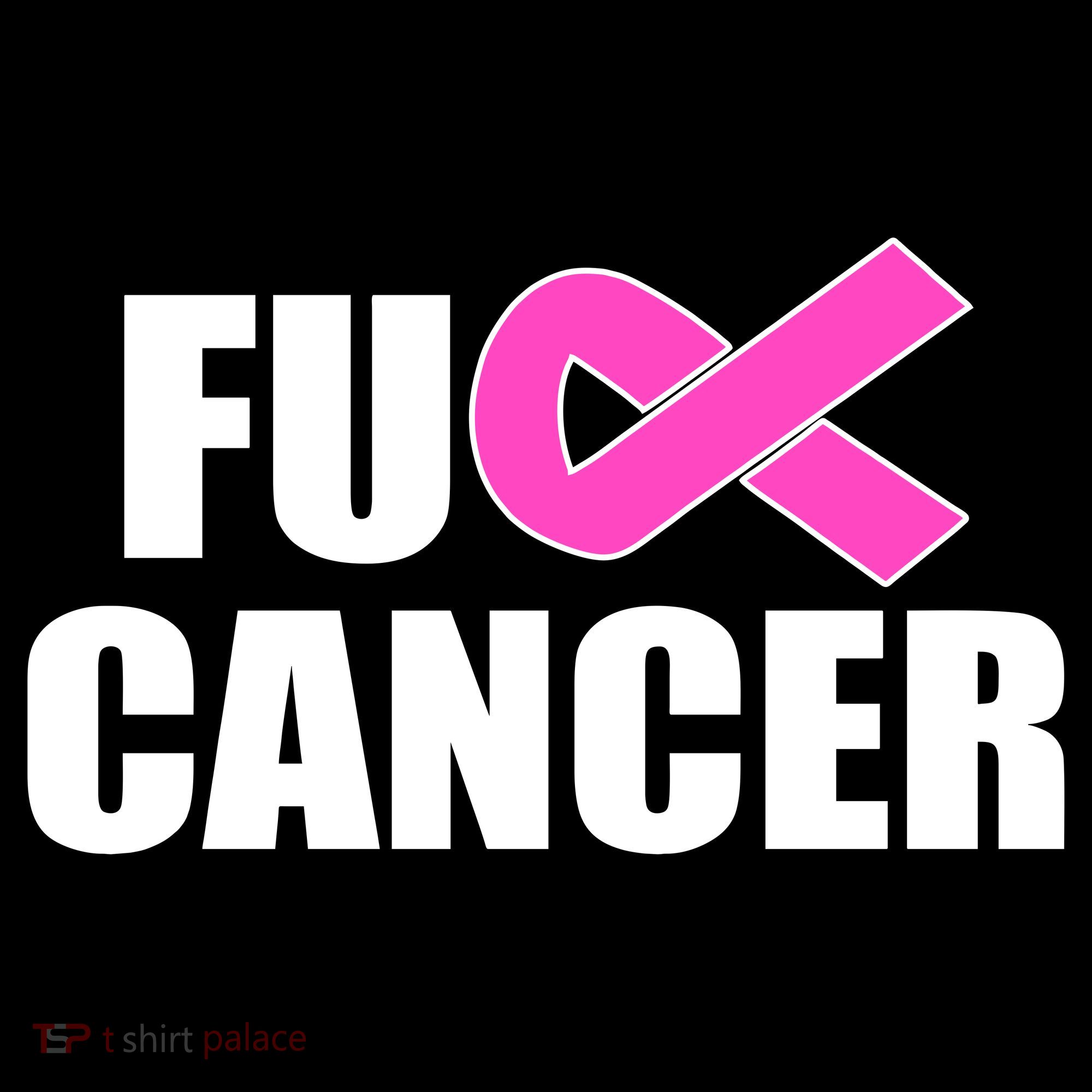F*ck Breast Cancer Fight Logo Women's Tank Top
