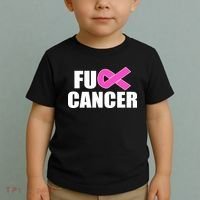 F*ck Breast Cancer Fight Logo Toddler T-Shirt thumb 2